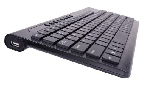 Klawiatura przewodowa Rebeltec PORTAL USB czarna