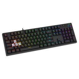 Klawiatura przewodowa SAVIO STYX Outemu Blue mechaniczna Hot Swap RGB