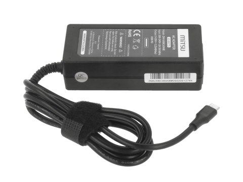 Zasilacz Mitsu 65W USB type C USB-C (black)