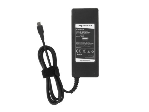 Zasilacz Movano 100W USB type C USB-C (black)