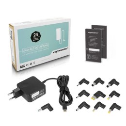 Zasilacz Movano uniwersalny 45W USB-C - 10 wtyków