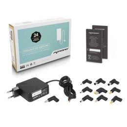 Zasilacz Movano uniwersalny 65W USB-C - 10 wtyków