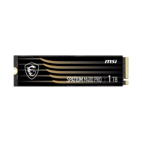 Dysk SSD MSI SPATIUM M480 Pro 1TB M.2 2280 PCIe 4.0 NVMe (7400/6000 MB/s) 3D NAND