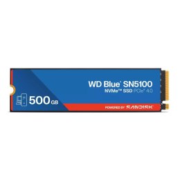 Dysk SSD WD Blue SN5100 500GB M.2 2280 PCIe NVMe (6600/5600 MB/s) WDS500G5B0E