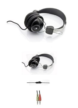 Słuchawki z mikrofonem Esperanza EH108 Vivace czarne