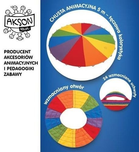 Profesjonalna Chusta Animacyjna AKSON 5m