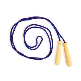 Skakanka sznurkowa z drewnianymi rączkami Akson 2m
