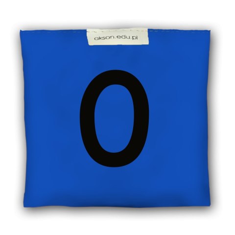 Woreczek gimnastyczny z CYFERKĄ 0 - szkolny Akson