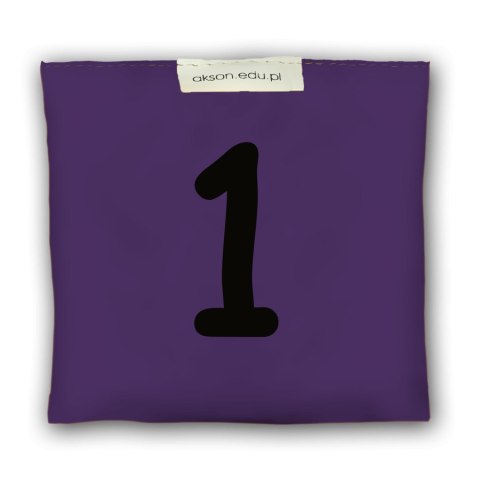 Woreczek gimnastyczny z CYFERKĄ 1 - szkolny Akson