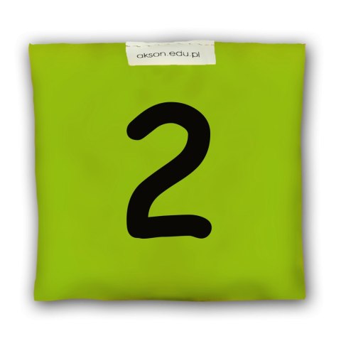Woreczek gimnastyczny z CYFERKĄ 2 - szkolny Akson