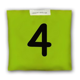 Woreczek gimnastyczny z CYFERKĄ 4 - szkolny Akson