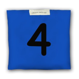 Woreczek gimnastyczny z CYFERKĄ 4 - szkolny Akson