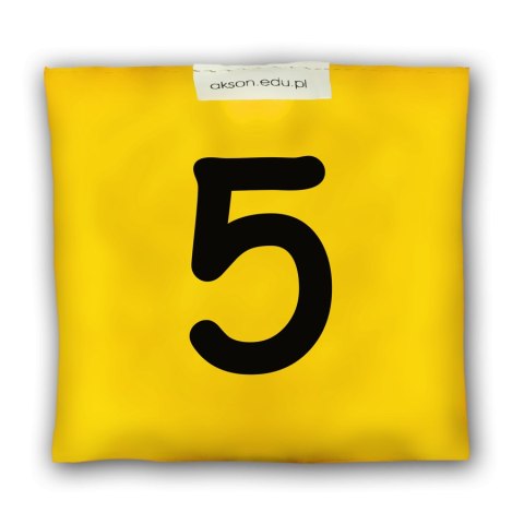 Woreczek gimnastyczny z CYFERKĄ 5 - szkolny Akson