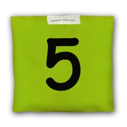 Woreczek gimnastyczny z CYFERKĄ 5 - szkolny Akson