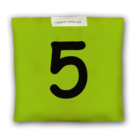 Woreczek gimnastyczny z CYFERKĄ 5 - szkolny Akson