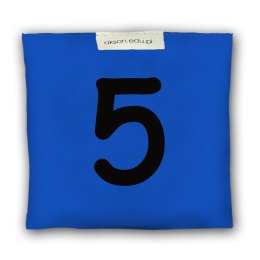 Woreczek gimnastyczny z CYFERKĄ 5 - szkolny Akson