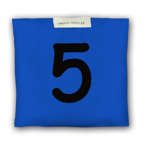 Woreczek gimnastyczny z CYFERKĄ 5 - szkolny Akson