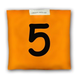 Woreczek gimnastyczny z CYFERKĄ 5 - szkolny Akson