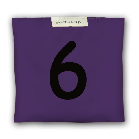 Woreczek gimnastyczny z CYFERKĄ 6 - szkolny Akson
