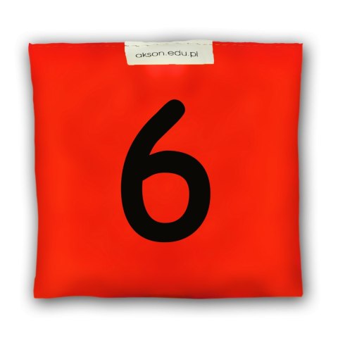 Woreczek gimnastyczny z CYFERKĄ 6 - szkolny Akson