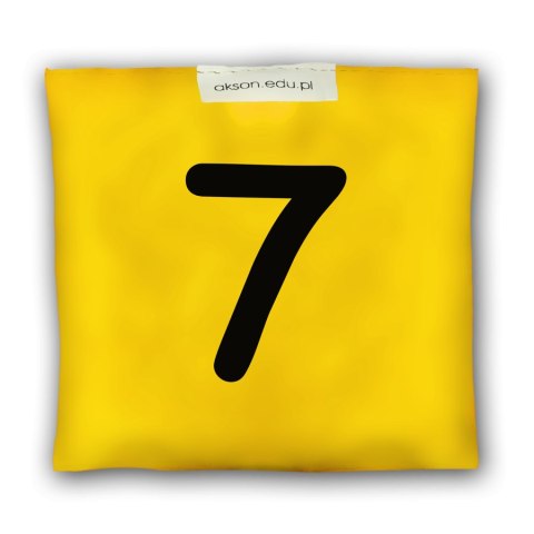 Woreczek gimnastyczny z CYFERKĄ 7 - szkolny Akson