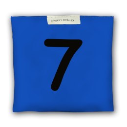 Woreczek gimnastyczny z CYFERKĄ 7 - szkolny Akson