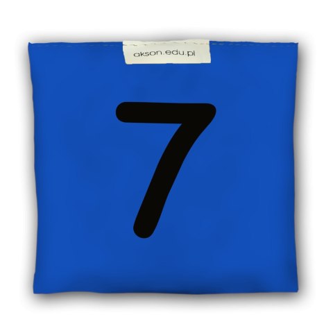 Woreczek gimnastyczny z CYFERKĄ 7 - szkolny Akson