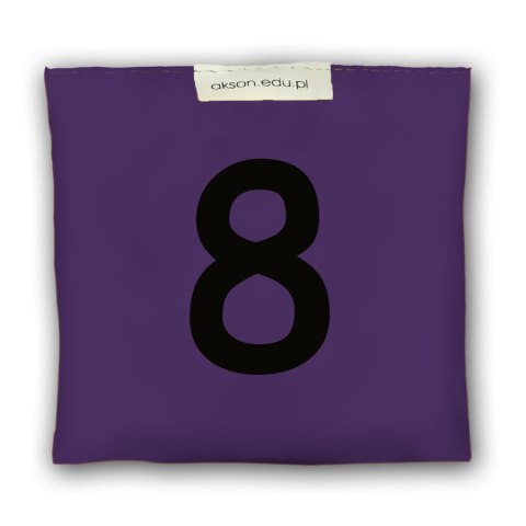 Woreczek gimnastyczny z CYFERKĄ 8 - szkolny Akson