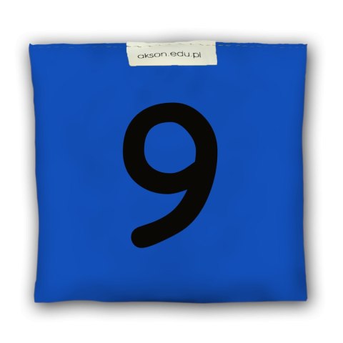 Woreczek gimnastyczny z CYFERKĄ 9 - szkolny Akson