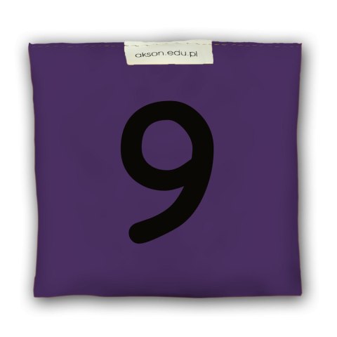 Woreczek gimnastyczny z CYFERKĄ 9 - szkolny Akson