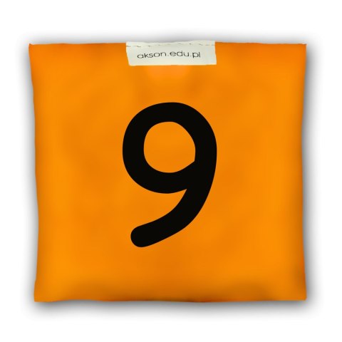 Woreczek gimnastyczny z CYFERKĄ 9 - szkolny Akson