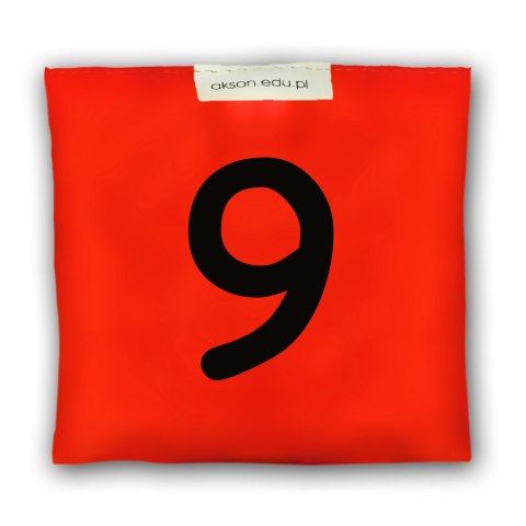 Woreczek gimnastyczny z CYFERKĄ 9 - szkolny Akson