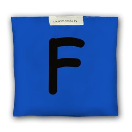 Woreczek gimnastyczny z literką F - szkolny Akson