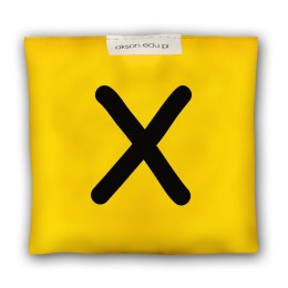 Woreczek gimnastyczny z literką X - szkolny Akson