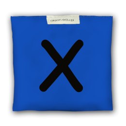 Woreczek gimnastyczny z literką X - szkolny Akson
