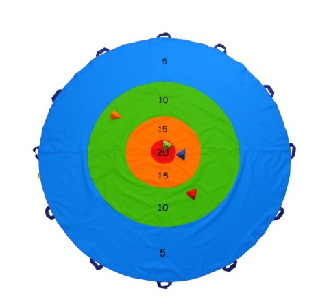 Chusta animacyjna Tarcza + kolorowe woreczki AKSON