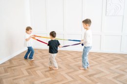 Guma sensoryczna animacyjna tęczowa AKSON - 4 metry