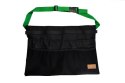 Organizer animatora duży czarny z zielonym paskiem