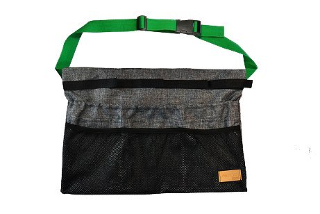 Organizer animatora duży szary z zielonym paskiem