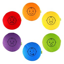 Poduszki EKOSKÓRA zestaw Emocje 6 szt. AKSON