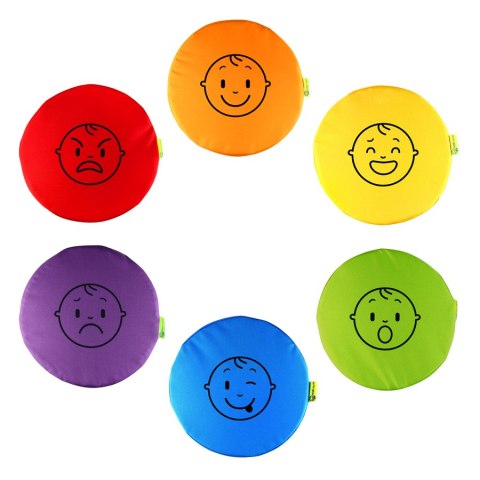 Poduszki EKOSKÓRA zestaw Emocje 6 szt. AKSON