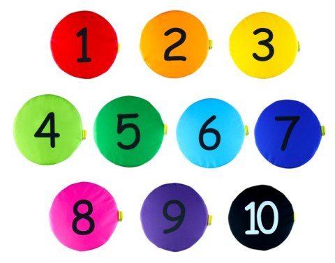 Poduszki EKOSKÓRA zestaw Liczby 1-10 AKSON