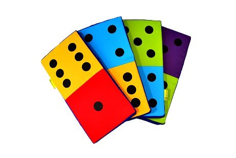 Poduszki zestaw Mega Domino 21 szt. AKSON