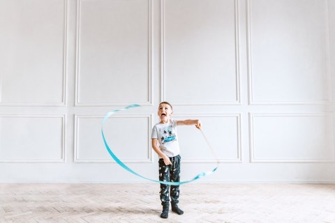 Wstążka gimnastyczna 3m