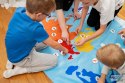 Zestaw Mata Edukacyjna Mapa Świata Zwierzęta 30 rzepów