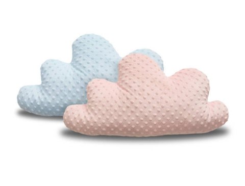 Dream Pillow poduszka CHMURKA plusz minky 60 X 40 cm 1 szt. - BŁĘKITNY
