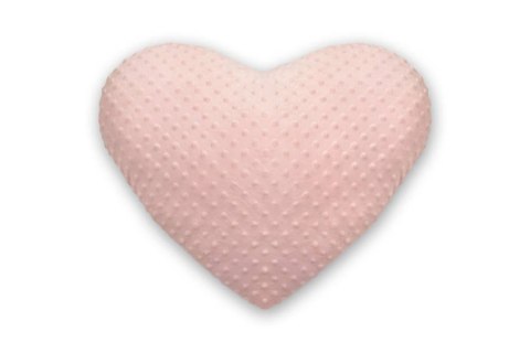 Dream Pillow poduszka SERCE plusz minky 50 x 60 cm 1 szt. - RÓŻOWY