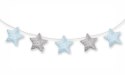 Dream Pillows girlanda pluszowa AKSON gwiazdki - BŁĘKITNY