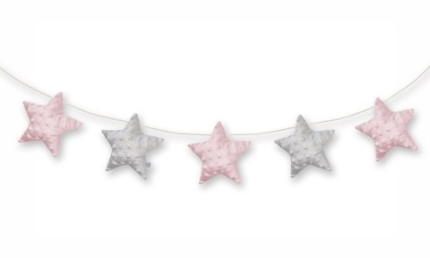 Dream Pillows girlanda pluszowa AKSON gwiazdki - BŁĘKITNY