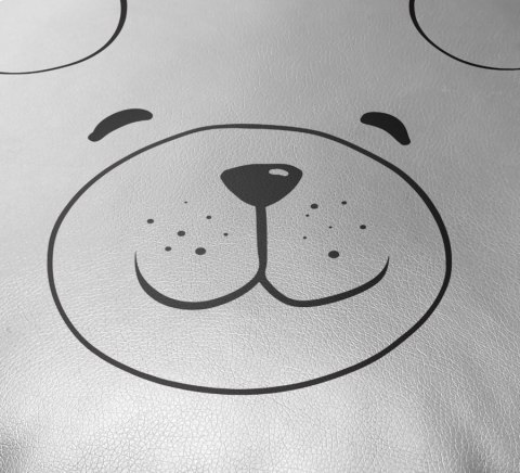 Dream Pouf MIŚ pufa poduszka ekoskóra 1 szt. - FUKSJA